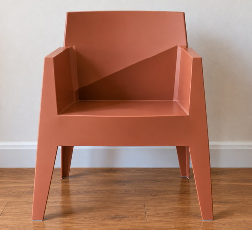 Set di 6 Sedie Driade TOY – Philippe Starck – Terracotta