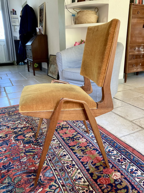 Image 1 of 2 stoelen toegeschreven aan Maurice Pré