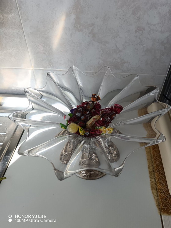Crystal and Silver Centerpiece Stand – Table accessories (photo 3 of 5)