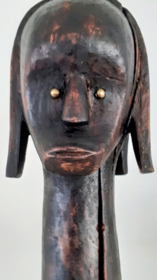 Cabeza africana Fang vintage