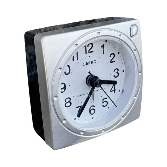 Image 1 of Bellissima sveglia Seiko in stile spaziale, realizzata in Giappone negli anni '80.