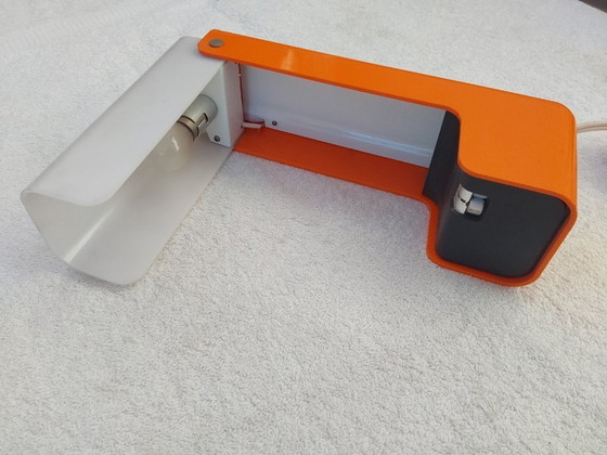 Image 1 of ELL Tablelamp NANBU Japan Model NA-417 Orange Space Age Lamp