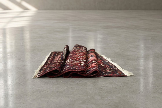 Vintage handgeweven Midden-Oosterse Oosterse Hamadan tapijt, jaren 60 – Decoratieve objecten, Wool (photo 3 of 12)