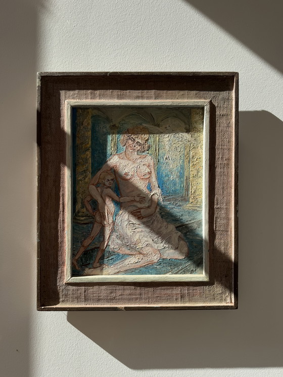 Image 1 of Pittura di nudo olio su tela