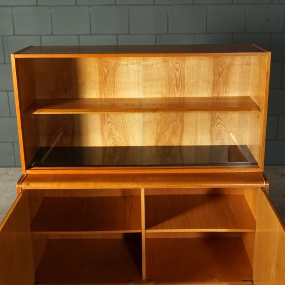 Vintage Buffetkast/Vitrinekast – Bohumil Landsman – Jitona – Jaren 60 – Vitrinekasten, Glass, Wood (photo 6 of 8)
