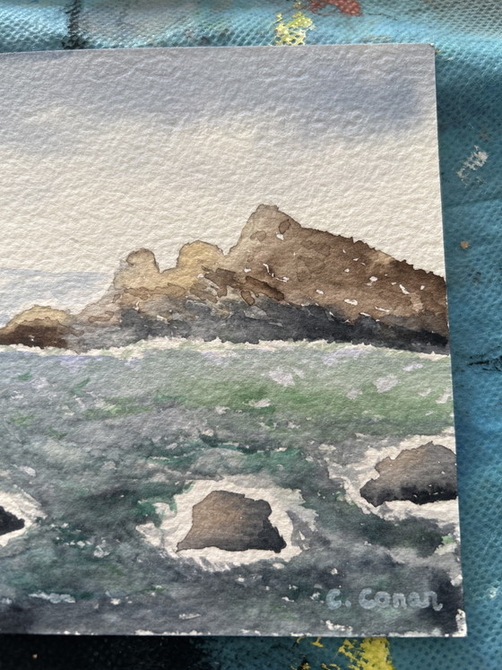 Image 1 of Watercolor "Wild Coast"
