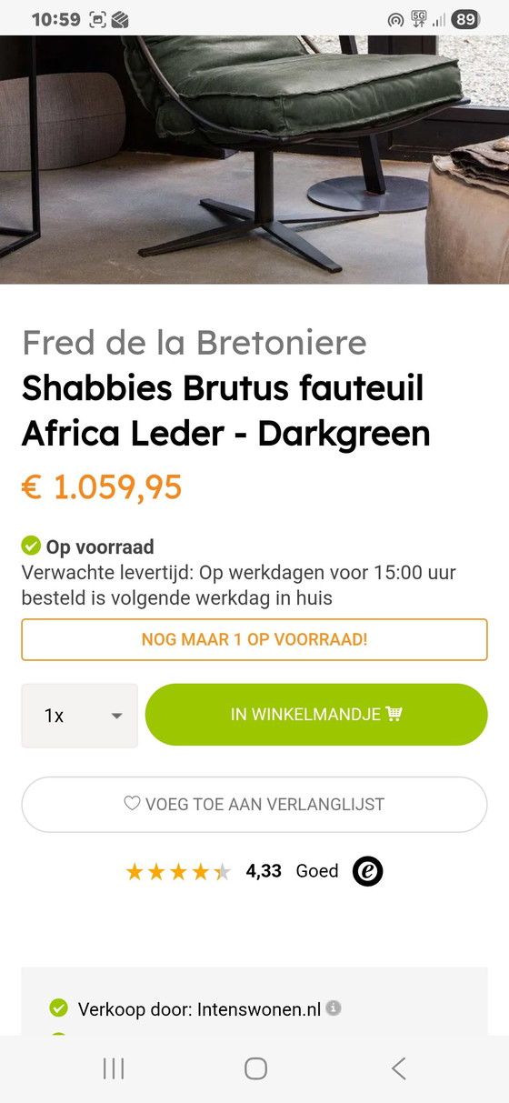 Poltrona Brutus Antracite – Shabbies Amsterdam, Poltrone, Leather, Metal (photo 9 of 10)
