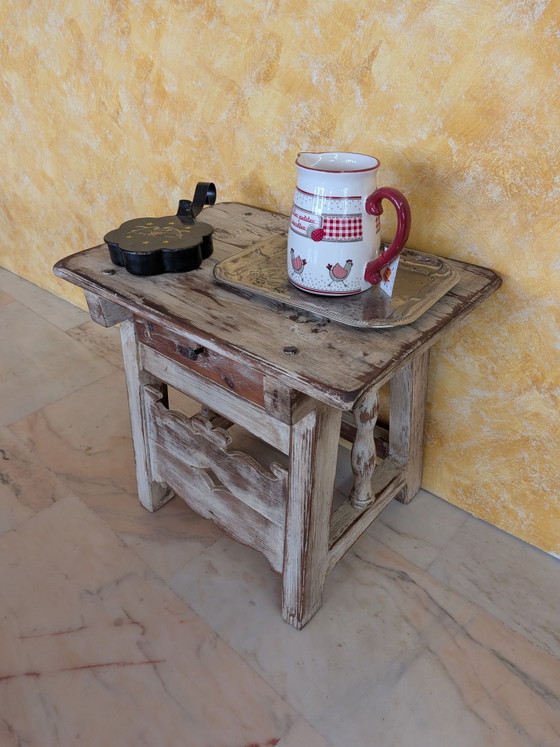 Table d'appoint ancienne – Tables d'appoint, Bois (photo 2 of 14)