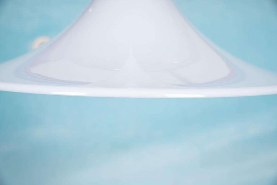 Image 1 of Space age witch hat pendant lamp plexiglass, minimalist pendant