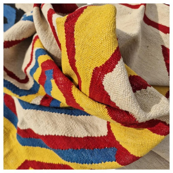 Willem De Kooning Inspired Wool Tapestry | Mid-Century Modern Textile Art (82 × 60 In) – Rugs & carpets (photo 11 of 12)