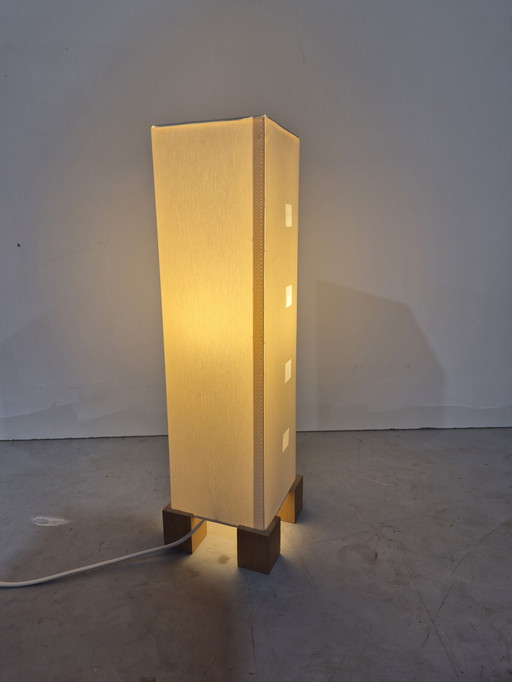 Lampe de table vintage de style Japandi