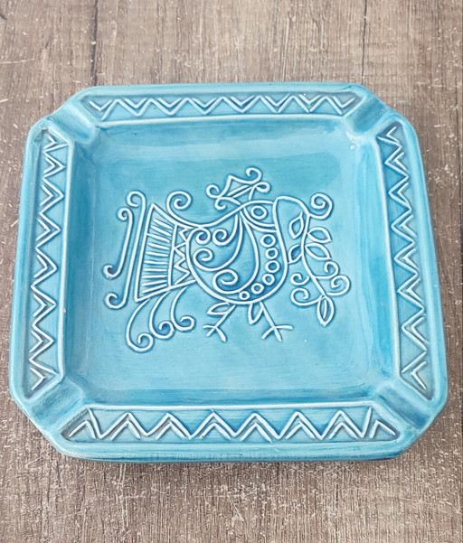 Ceramic pocket organizer signed Farci G. Vallauris 1960s
