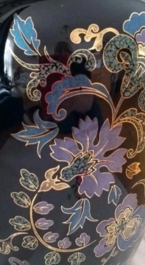 Image 1 of Bloemenvaas, vaas met bloemendecoratie, vintage