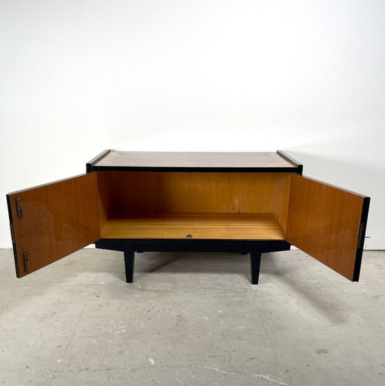 Image 1 of Vintage audiomeubel, notenhout hoogglans 