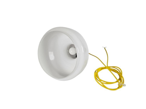 Image 1 of Murano - Mazegga - Opaline - hanging lamp - Vignilli - Venini - 60's