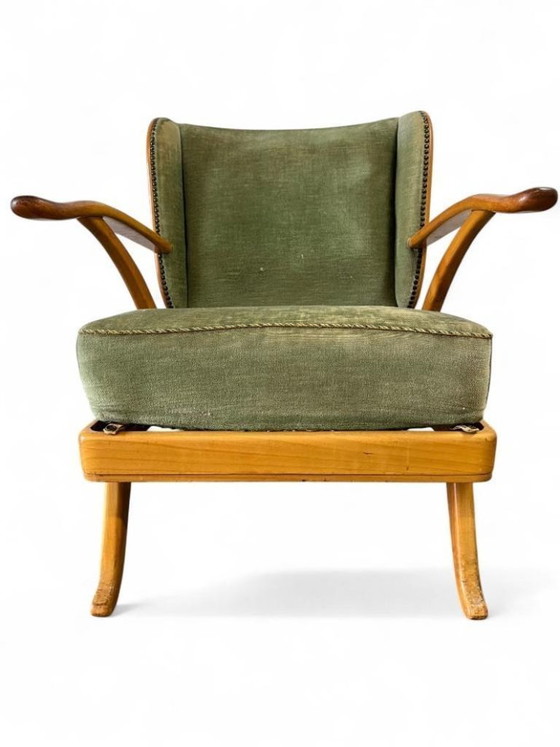 Image 1 of Vintage fauteuil / eenpersoonsfauteuil / clubfauteuil KNOLL Antimott 66 x 70 x 74 cm hoog