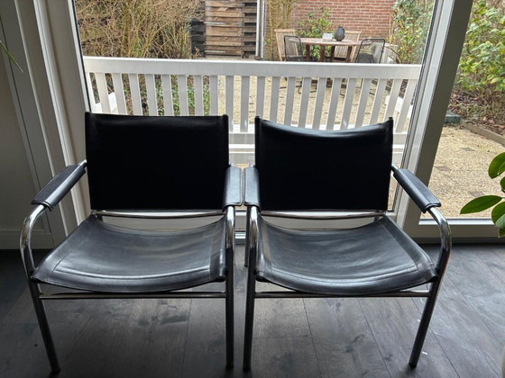 Image 1 of Unieke set van twee Tord Björklund fauteuils