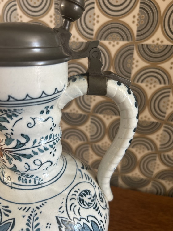 Brocca da birra antica Villeroy & Boch – Accessori da tavola, Ceramic, Metal (photo 5 of 5)