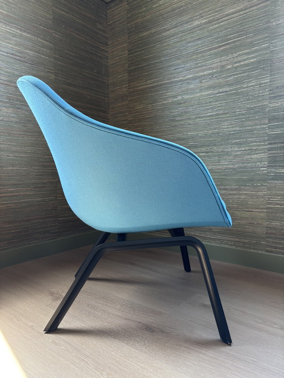 HAY About a Lounge Chair AAL83 - Blu - Set da 3 – Sedie e poltrone, Textile, Wood (photo 4 of 12)