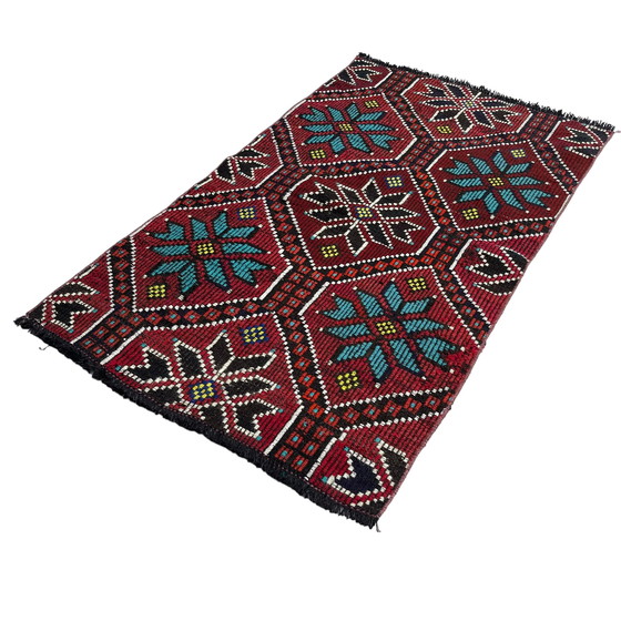 Image 1 of Vintage Turkish Kilim Rug, 129 x 78 cm