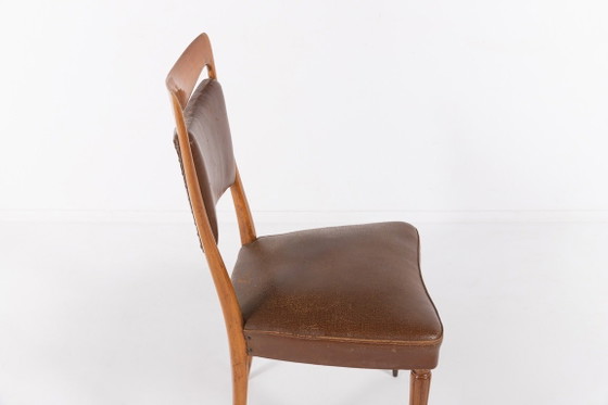 Image 1 of Chaises italiennes de style Mid-Century de Vittorio Dassi, années 1950