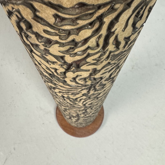 Image 1 of Piedestal van vintage behangdrukrol