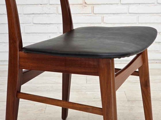 Set van 4 Deense eetkamerstoelen uit de jaren 70 van Findahl Møbelfabrik, gemaakt van teakhout. – Skai, Wood (photo 6 of 14)