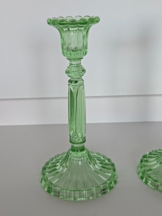 Image 1 of 2 candelieri vintage verdi