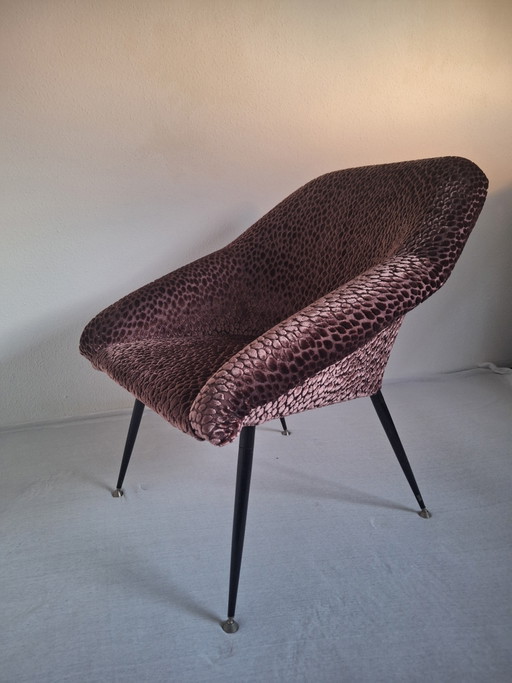 Poltrona vintage Köln Easy Chair degli anni '60 – fauteuils, Textile, Metal