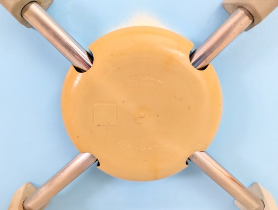 Image 1 of Fritz Hansen Series 7 Chair Light Blue 3107 Chair Arne Jacobsen