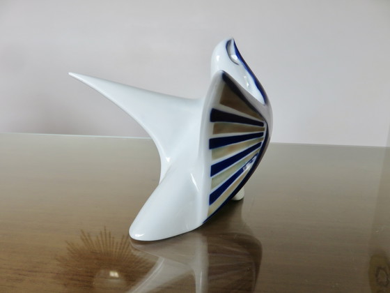 Image 1 of Paloma "sargadelos" in ceramica, colomba, Spagna, anni '70 '80