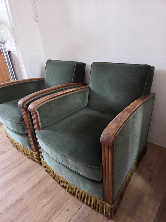 Image 1 of Paire de Fauteuils Art Déco