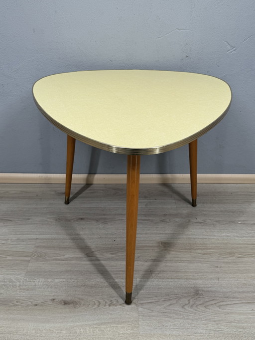 Vintage side table – Formica top – tripod – 1950s style