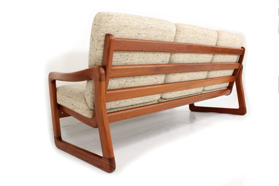 Image 1 of Canapé et 2 fauteuils Holstebro, design danois du milieu du siècle, comme neufs, en teck massif, laine vierge de qualité supérie