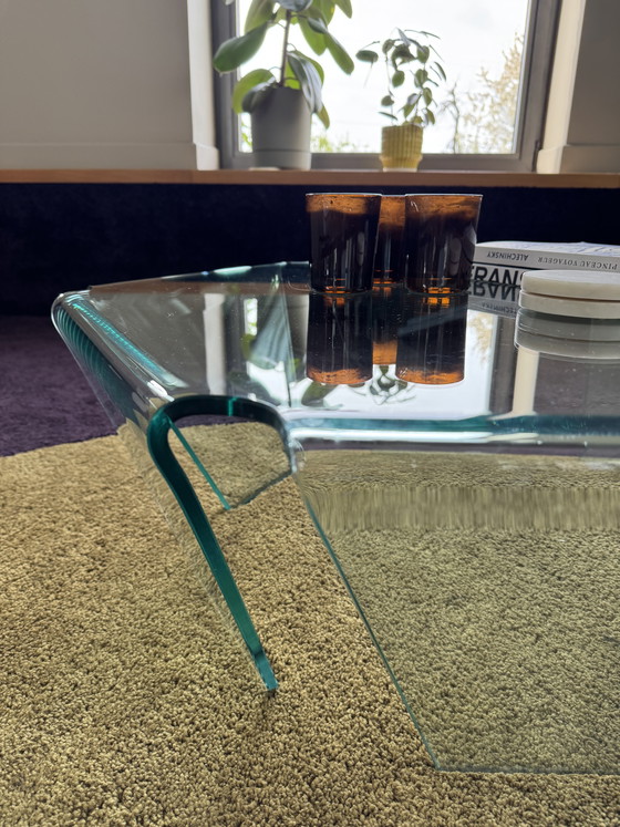 Image 1 of FIAM Italia glazen salontafels - set van 2 (zeshoekig design)