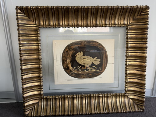 Handgemaakt keramisch fotowerk van Pablo Picasso