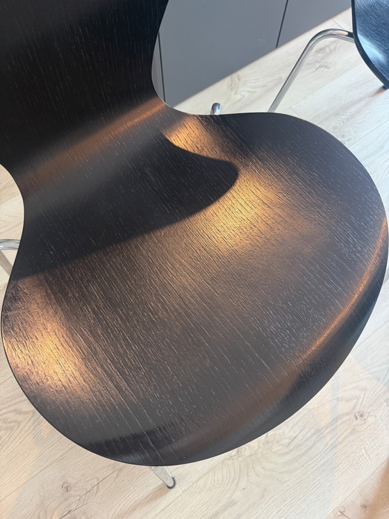 4x Fritz Hansen Sedie Series 7 - Nero – Sedie da pranzo, Other (photo 3 of 8)