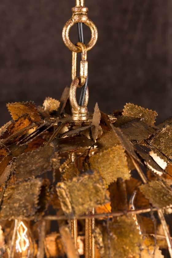 Image 1 of Gouden Hanglamp Rond