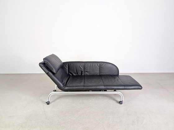 Image 1 of Interprofil Design Beo chaise longue, due posti, pelle, nero, divano, divano