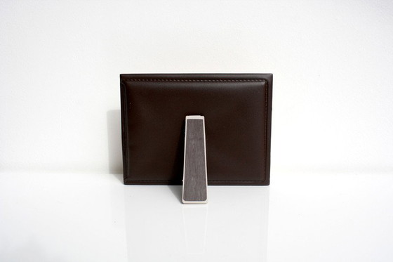 Image 1 of Beige skai fotolijst - vintage