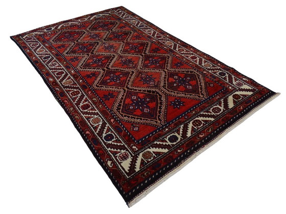 Image 1 of Halb-antiker Afshar – 265 x 165 cm – handgeknüpfter Perserteppich