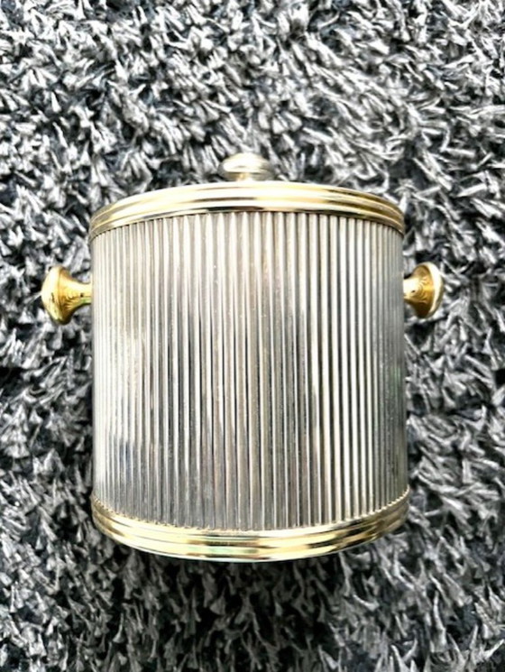 Image 1 of Secchiello per cubetti di ghiaccio/raffreddatore stile Impero, vintage.