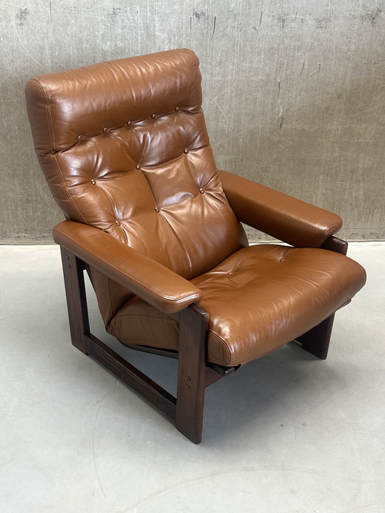 Image 1 of Set/2 Poltrone Lounge Coja Culemborg Cognac anni '70