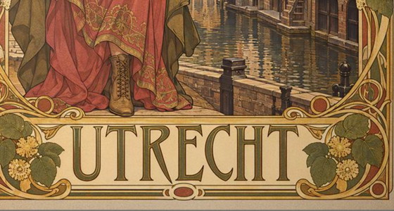 UTRECHT | Poster Art Nouveau Jugendstil Stile Mucha | – Decorazioni murali, Carta (photo 4 of 5)