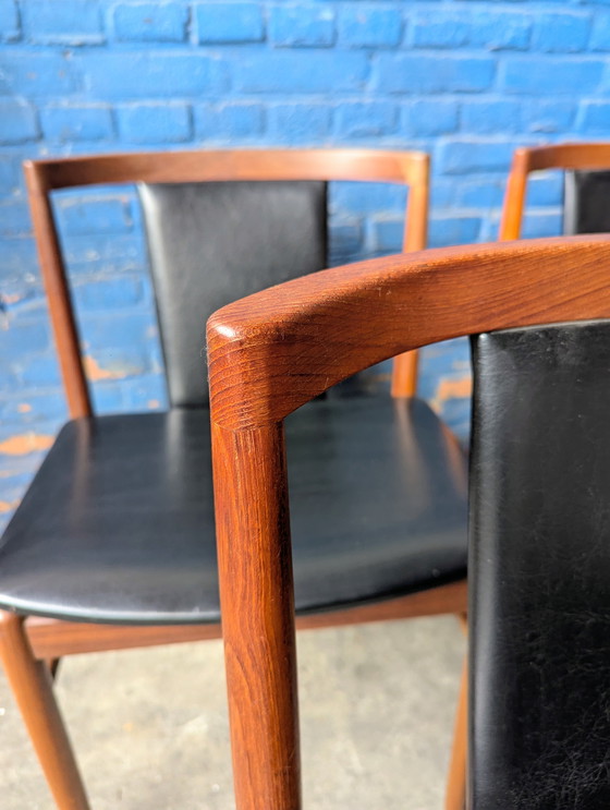 Image 1 of 5x sedie da pranzo danesi vintage in teak - Findahls møbelfabrik