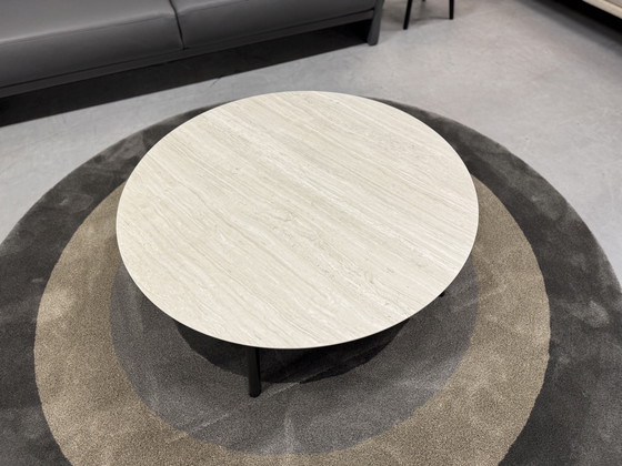 Image 1 of Leolux Rolan Coffee Table Set Ceramic Strata Argentum