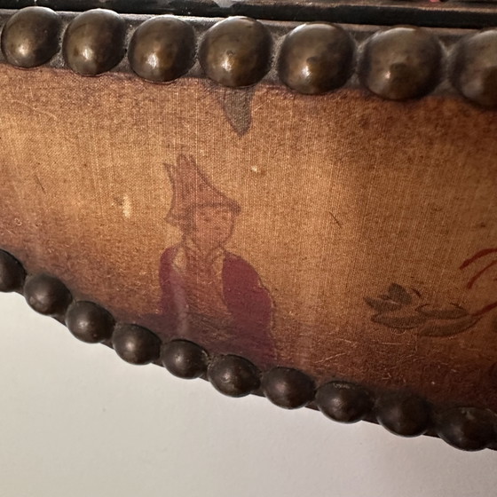 Antieke chinoiserie spiegel Trumeau, ca. 1900 – Wood, Glass (photo 3 of 14)