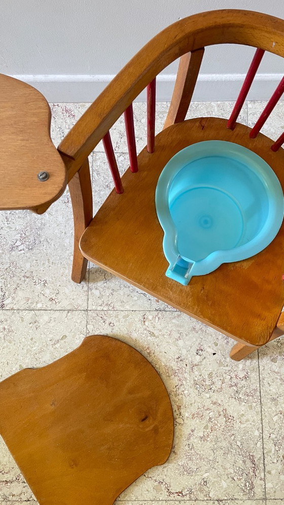 Image 1 of Poltrona per bambini in legno vintage Baumann