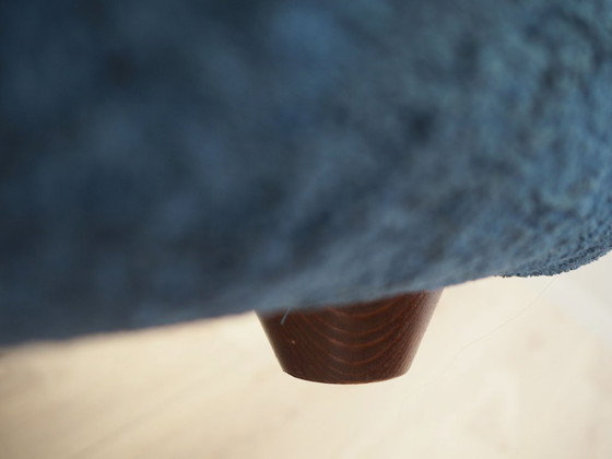 Image 1 of Blauwe fauteuil, Italiaans ontwerp, jaren 1970, productie: Italië