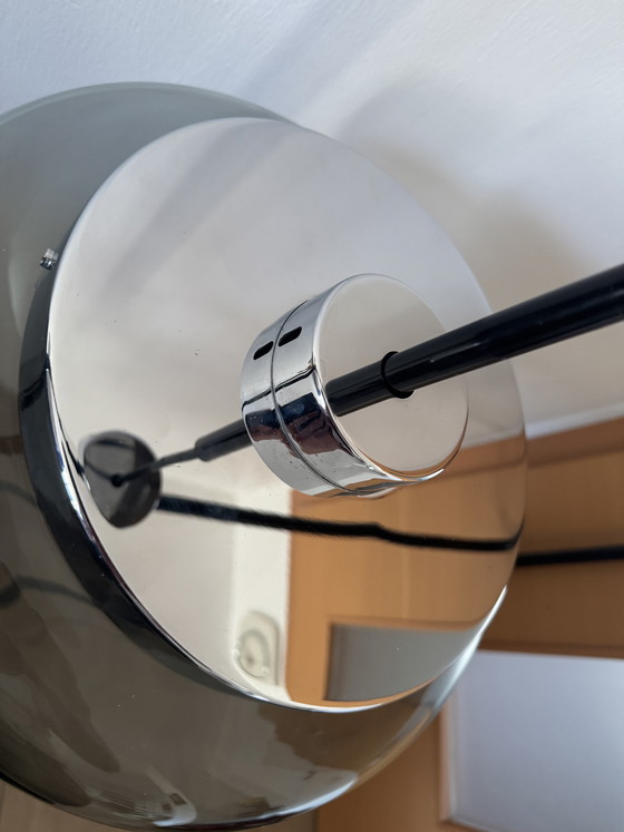 Image 1 of Suspension originale STAFF Lighting - Années 1970, Chrome et verre fumé